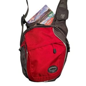 Osprey Veer Bag NWT Shoulder Crossbody Red Gray New
